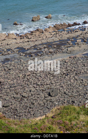 Orzo Bay, Hartland Point, Hartland Peninsula, Devon Foto Stock