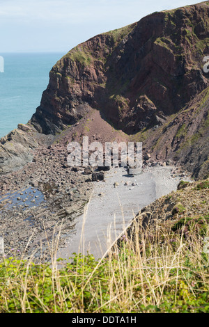 Orzo Bay, Hartland Point, Hartland Peninsula, Devon Foto Stock