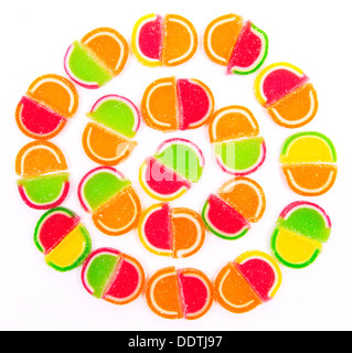 Colorate diverse Jelly Candy Foto Stock