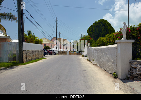 George Town, grande Exuma Island, Bahamas, dei Caraibi Foto Stock