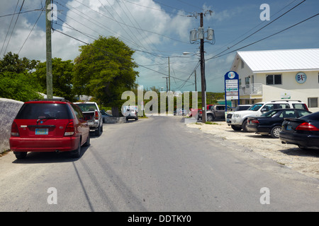 George Town, grande Exuma Island, Bahamas, dei Caraibi Foto Stock