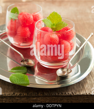 Cocktail di anguria Foto Stock