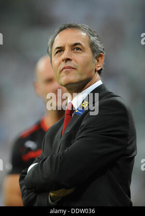 Dell'Austria capo allenatore Marcel Koller la Coppa del Mondo FIFA 2014 qualifica gruppo C partita di calcio tra Germania e Austria a stadio Allianz Arena di Monaco di Baviera, Germania, 06 settembre 2013. Foto: Andreas Gebert/dpa Foto Stock