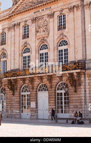 Hotel de Ville in Place Stanislas di Nancy, Francia. Foto Stock