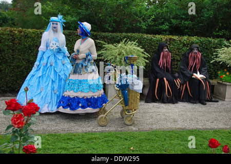 Caratteri colorati a 2012 Fantasy Fair Arcen Paesi Bassi Foto Stock