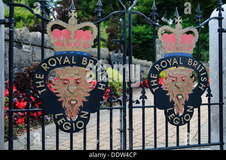 Porte di un Royal British Legion Giardino della Rimembranza Foto Stock