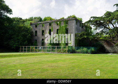 Woodstock House, giardini e arboretum in Inistioge, nella Contea di Kilkenny, Irlanda Foto Stock