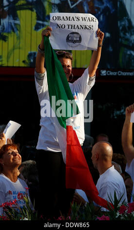 OBAMA LA GUERRA NO GRAZIE Awards Evening tappeto rosso 70ESIMO FESTIVAL DEL CINEMA DI VENEZIA LIDO VENEZIA ITALIA 07 Settembre 2013 Foto Stock