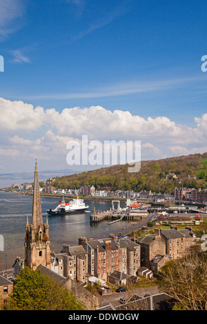 Vista su Rothesay, Isle of Bute Foto Stock