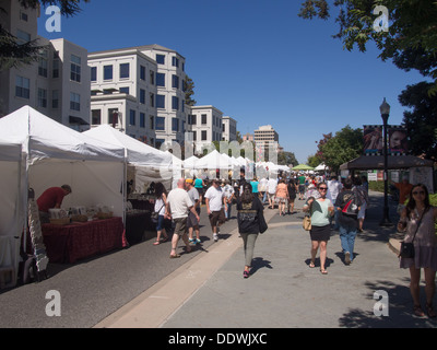 MOUNTAIN VIEW, California/USA - 7 Settembre: Mountain View festeggia annuale quarantaduesima Art & Wine Festival. Foto Stock