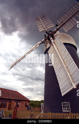 Ombra del Lincolnshire Mulino a vento Foto Stock