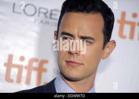 Toronto, Canada. 06 Sep, 2013. Colin Hanks frequentando il 'parco' premiere presso la trentottesima Toronto International Film Festival nel mese di settembre 06, 2013 Credit: dpa picture alliance/Alamy Live News Foto Stock