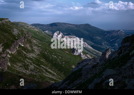 Vista dal picco Tre Mari Foto Stock