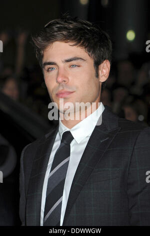 Toronto, Canada. 06 Sep, 2013. Zac Efron frequentando il 'parco' premiere presso la trentottesima Toronto International Film Festival nel mese di settembre 06, 2013 Credit: dpa picture alliance/Alamy Live News Foto Stock