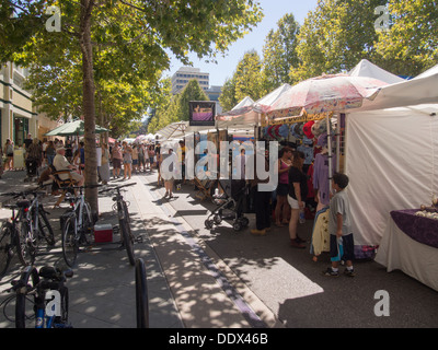 MOUNTAIN VIEW, California/USA - 7 Settembre: Mountain View festeggia annuale quarantaduesima Art & Wine Festival. Foto Stock