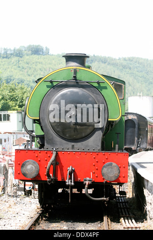 Gwili Railway - Rheilffordd Ager y Gwili Haulwen 0-6-0 serbatoio a sella motore a vapore Foto Stock