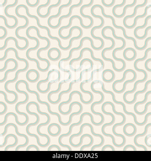 Seamless disegno quadrato - ondulata le linee di colore Foto Stock