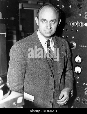 Enrico Fermi fisico italo-americano Foto Stock