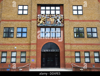 St Albans Crown Court e County Court, St Albans, Hertfordshire, Inghilterra, Regno Unito Foto Stock