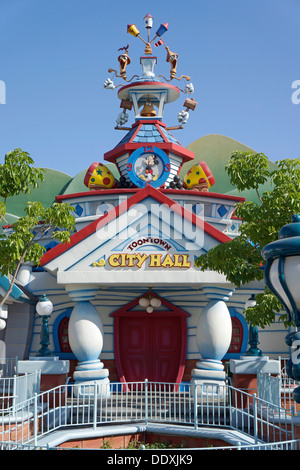 Disneyland, Toontown Municipio, Fantasyland Magic Kingdom, Anaheim California Foto Stock