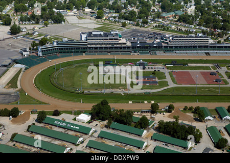 Fotografia aerea Churchill Downs purosangue racetrack, Louisville, Kentucky Foto Stock