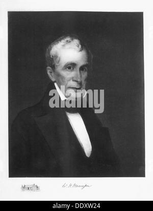 William Henry Harrison, IX presidente degli Stati Uniti d'America, (1901). Artista: sconosciuto Foto Stock