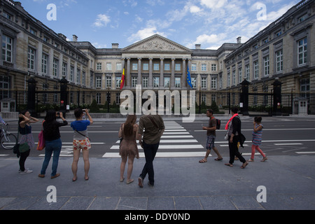 Wetstraat Bruxelles Bruxelles Belgio Belgique Europa belga Foto Stock