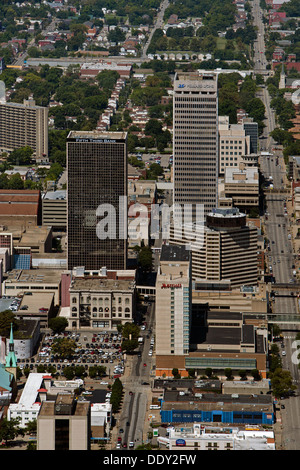 Fotografia aerea del centro di Louisville, Kentucky Foto Stock