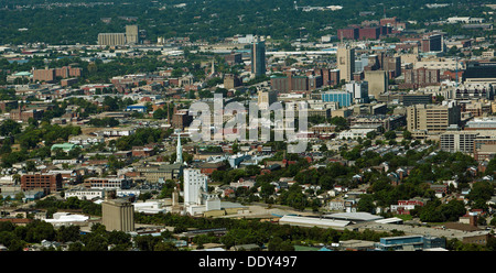 Fotografia aerea di Louisville, Kentucky skyline Foto Stock