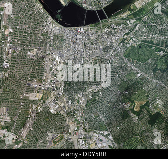 Fotografia aerea del centro di Louisville, Kentucky Foto Stock