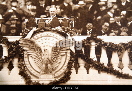Herbert Hoover 'robusto individualismo l' intervento, la città di New York, 22 ottobre 1928. Creatore: sconosciuto. Foto Stock