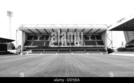 Trento fine Stand il terreno della città, il Nottingham Forest Football Club stadium, Nottinghamshire, 1995. Artista: Ian Brown Foto Stock