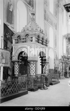 Minin la tomba nella cattedrale di Salvatore in Nizhny Novgorod Cremlino, Russia, 1896. Artista: Maxim Dmitriev Foto Stock