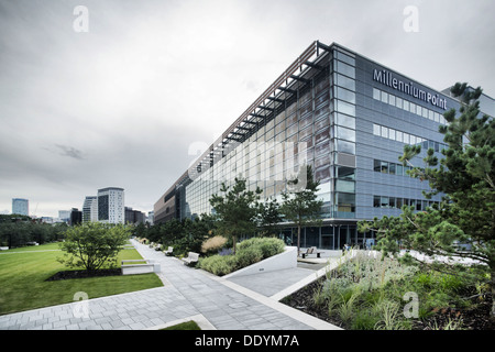 Millennium Point in Eastside City Park, Birmingham West Midlands, England, Regno Unito Foto Stock