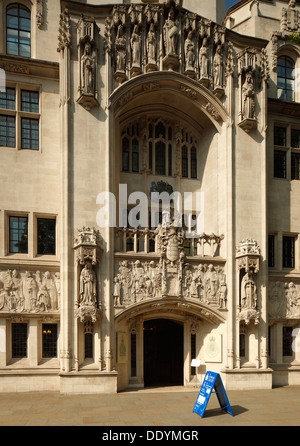 La Middlesex Guildhall, la posizione della Corte suprema, la piazza del Parlamento, Londra. Foto Stock
