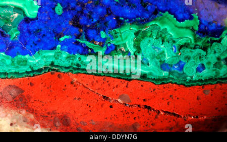 Azurite-Malachite Foto Stock