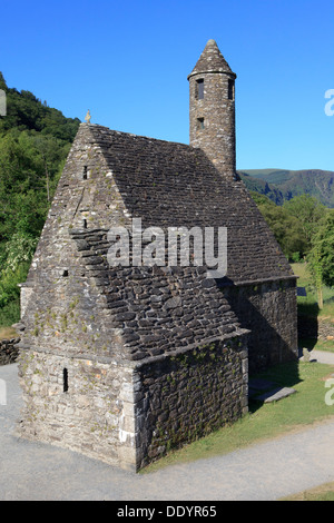 San Kevin la chiesa di Glendalough (Contea di Wicklow, Irlanda Foto Stock