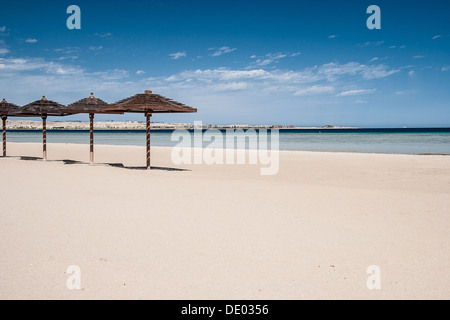 Costa del Mar Rosso la linea vicino Hurhada Foto Stock