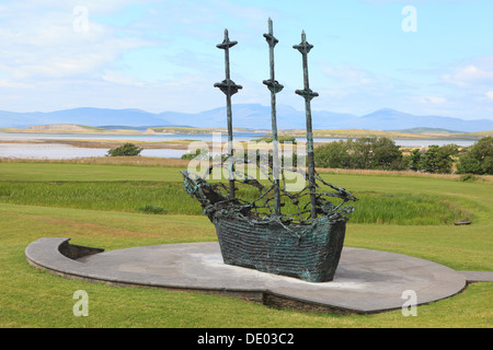 La carestia nazionale Memorial a Murrisk nella contea di Mayo, Irlanda Foto Stock