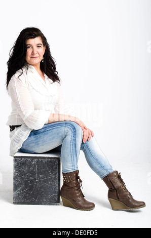 Senior donna ritratto Foto Stock