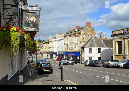 Market Place, Frome, Somerset, Inghilterra, Regno Unito Foto Stock