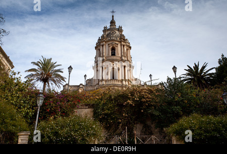 Basilica di San Giorgio a Modica in provincia di Ragusa (Sicilia). Foto Stock