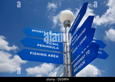 Ponte di Brooklyn Park Foto Stock