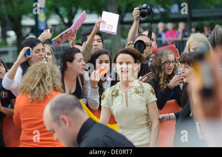 Toronto, Canada. Il 9 settembre 2013. Juliette Lewis arriva a Toronto International Film Festival Premier di agosto: Osage County a Toronto in Canada il 09 settembre 2013. Credito: Victor Biro/Alamy Live News Foto Stock