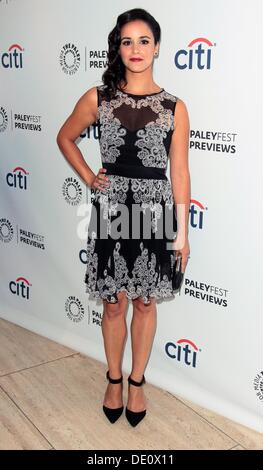 Los Angeles, California, USA. 9 Sep, 2013. Melissa Fumero assiste 2013 PaleyFest: Fall TV Preview con Fox Brooklyn Nine-Nine al Paley Centre for Media il 9 settembre 2013 in Beverly Hills, CA.USA. Credito: TLeopold/Globe foto/ZUMAPRESS.com/Alamy Live News Foto Stock