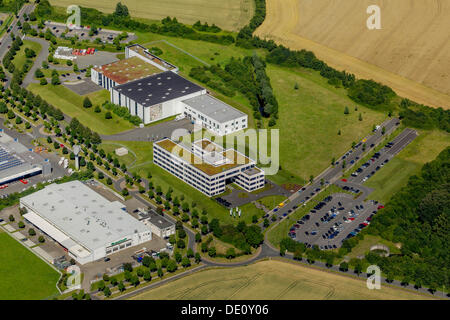 Vista aerea, LR Health & Beauty Systems GmbH, Olfetal Industrial Estate, Ahlen, la zona della Ruhr, Renania settentrionale-Vestfalia Foto Stock