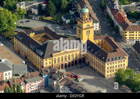 Vista aerea, municipio, Witten, Ruhrgebiet area, Renania settentrionale-Vestfalia Foto Stock