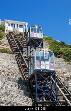 Inghilterra, Dorset, Bournemouth, Bournemouth Beach, funicolare Foto Stock