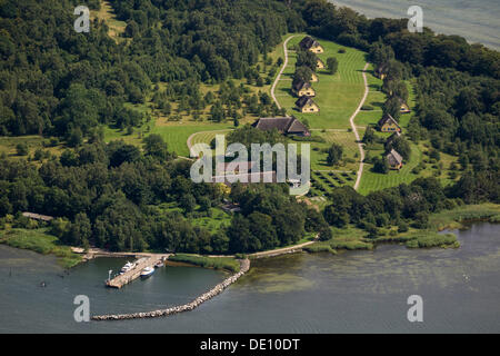Vista aerea, Vacanze isola di Vilm Foto Stock