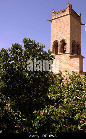 La torre del Palazzo Reale di Navarra di kings di Olite (Navarra, Spagna) Foto Stock